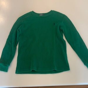 Polo by Ralph Lauren boys waffle shirt